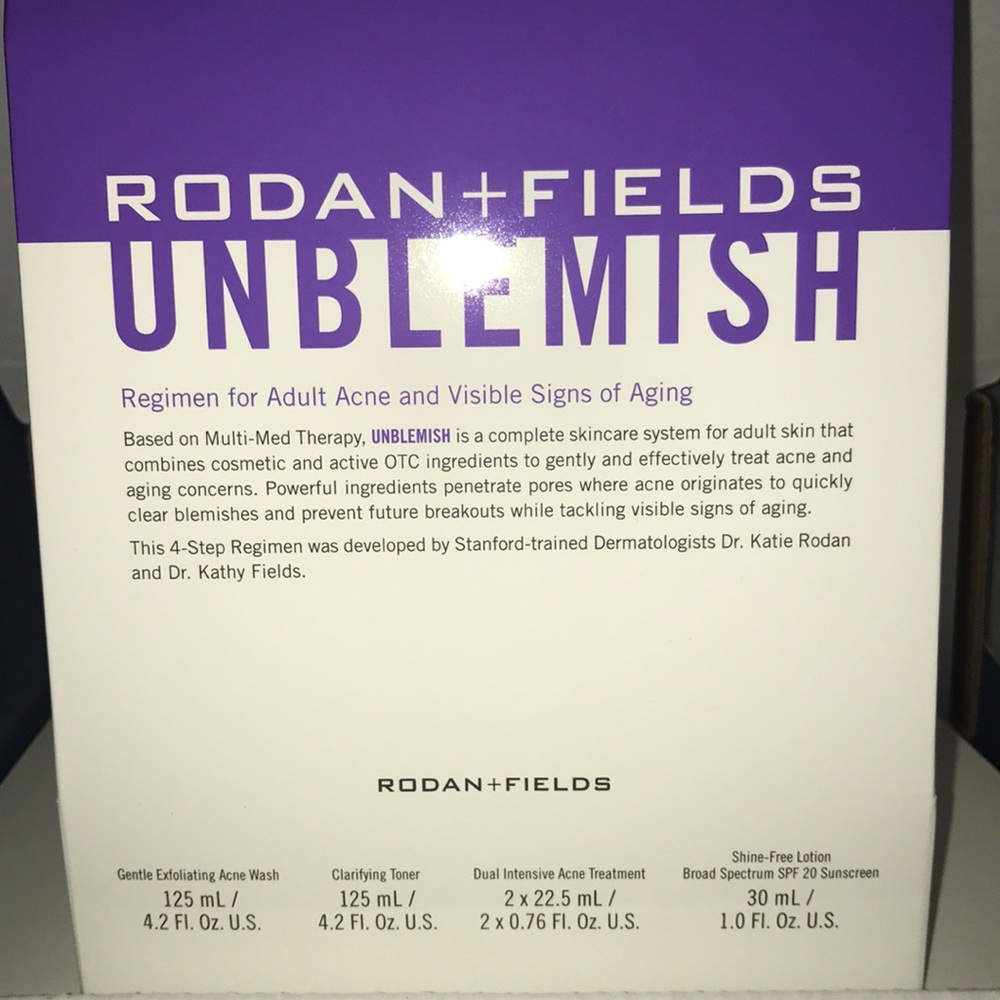 Unblemish regimen